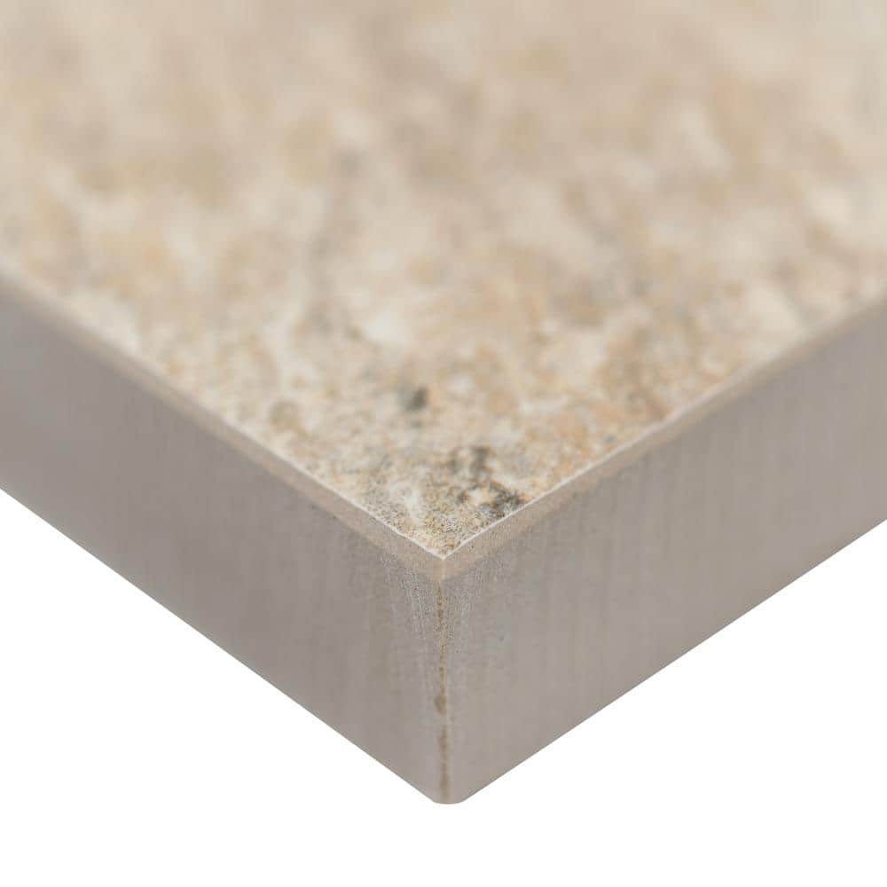 MSI Quartz Beige 2 cm. x 24 in. x 24 in. Matte Porcelain Stone Look Paver Tile (8 sq. ft./Case)