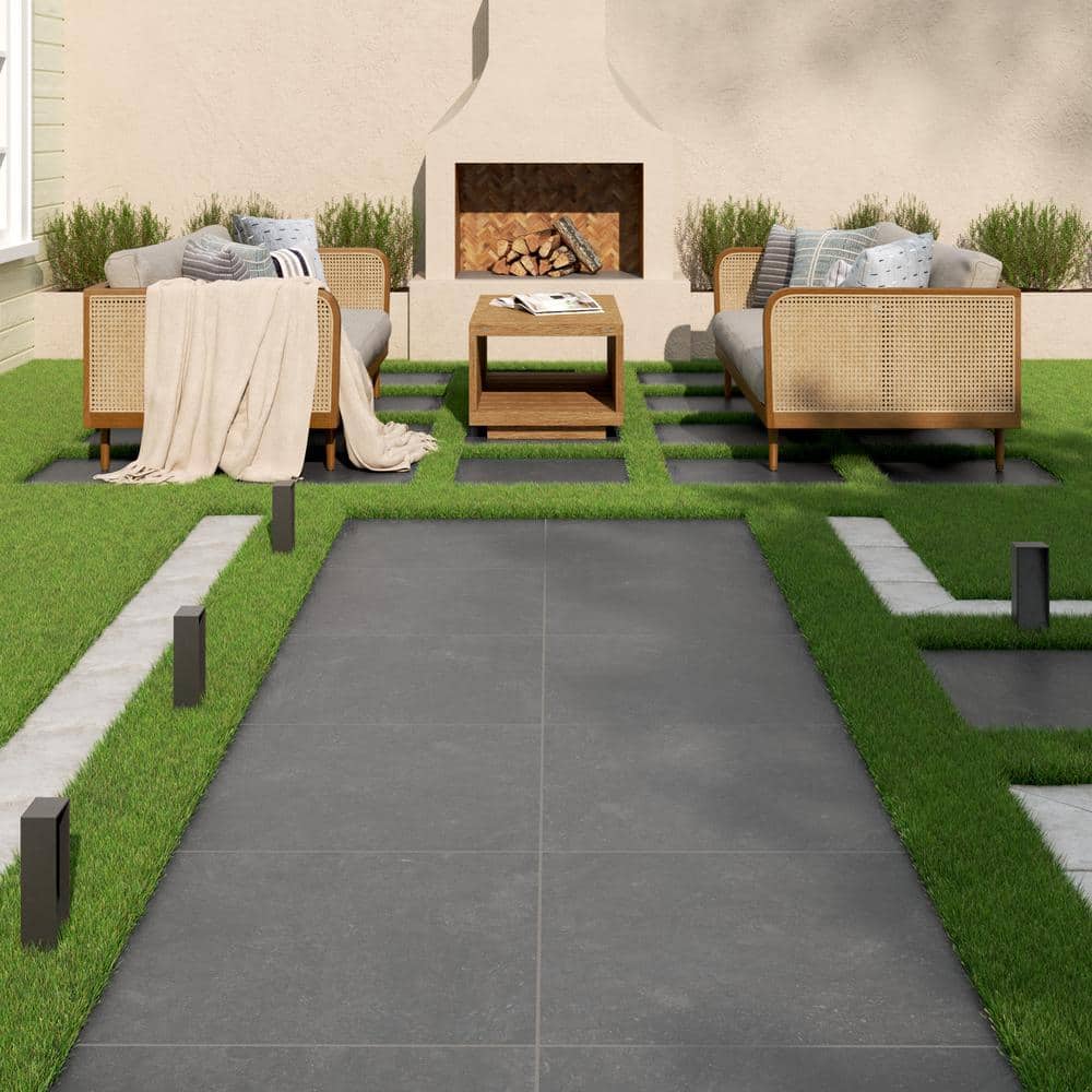 MSI Quartz Beige 2 cm. x 24 in. x 24 in. Matte Porcelain Stone Look Paver Tile (8 sq. ft./Case)