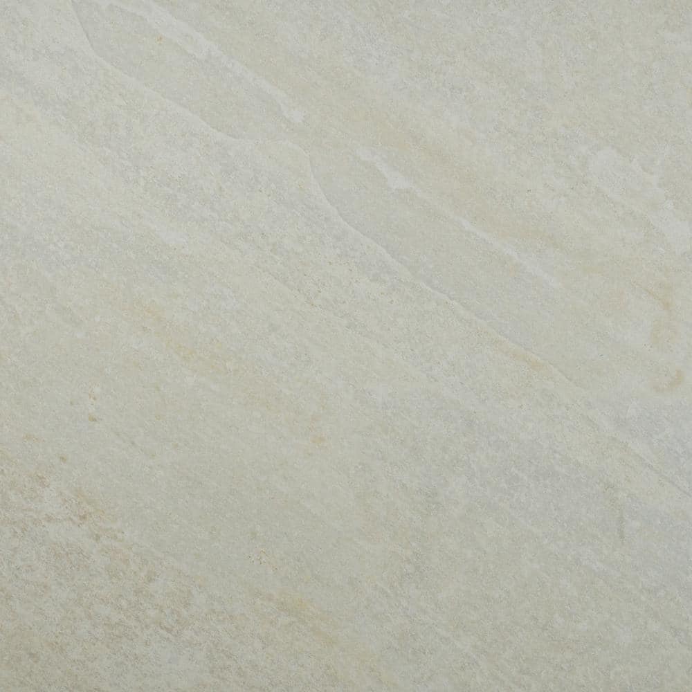 MSI Quartz White 2 cm. x 24 in. x 24 in. Matte Porcelain Stone Look Paver Tile (8 sq. ft./Case)