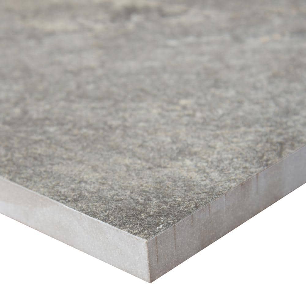 MSI Take Home Tile Sample - Quarzo Gray 6 in. x 6 in. Porcelain Paver Tile (0.25 sq. ft.)