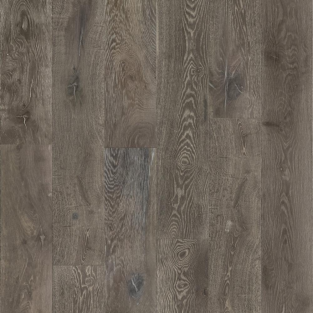 Selkirk Quiet Trimble White Oak 5/8 in. T x 7.5 in. W Tongue and Groove Wire Brushed Hardwood Flooring (31.09 sq.ft./case)