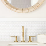 Merola Tile Metro Hex Matte White 10-1/4 in. x 11-7/8 in. x 5 mm Porcelain Mosaic Tile (8.65 sq. ft. / Case)