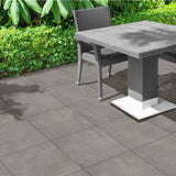 CODIAK Cement Gray 24 in. x 24 in. x 0.78 in. Porcelain Paver Floor Tile (60 pieces/232.5 sq. ft./pallet)