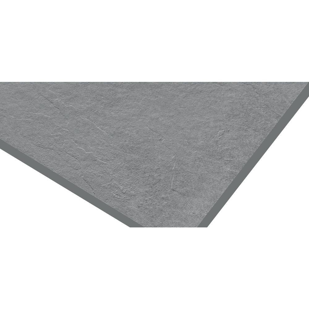 CODIAK 3.81 in. L x 3.81 in. W x 0.78 in. H Slate GrayPorcelain Paver Sample