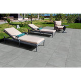 CODIAK 3.81 in. L x 3.81 in. W x 0.78 in. H Slate GrayPorcelain Paver Sample