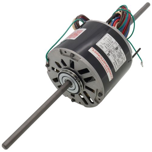 Century RA1036 blower motor - front view (Type: Permanent Split Capacitor; Voltage: 208/230V)