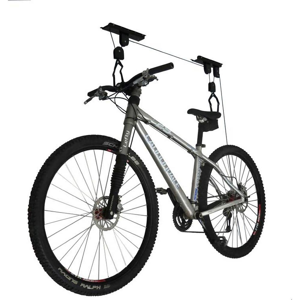 RAD Cycle Black 1-Bike Ceiling Mount Garage Bike Rack