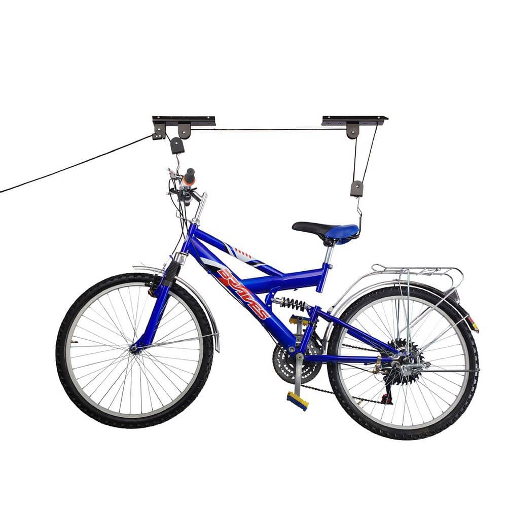 RAD Cycle Black 1-Bike Ceiling Mount Garage Bike Rack