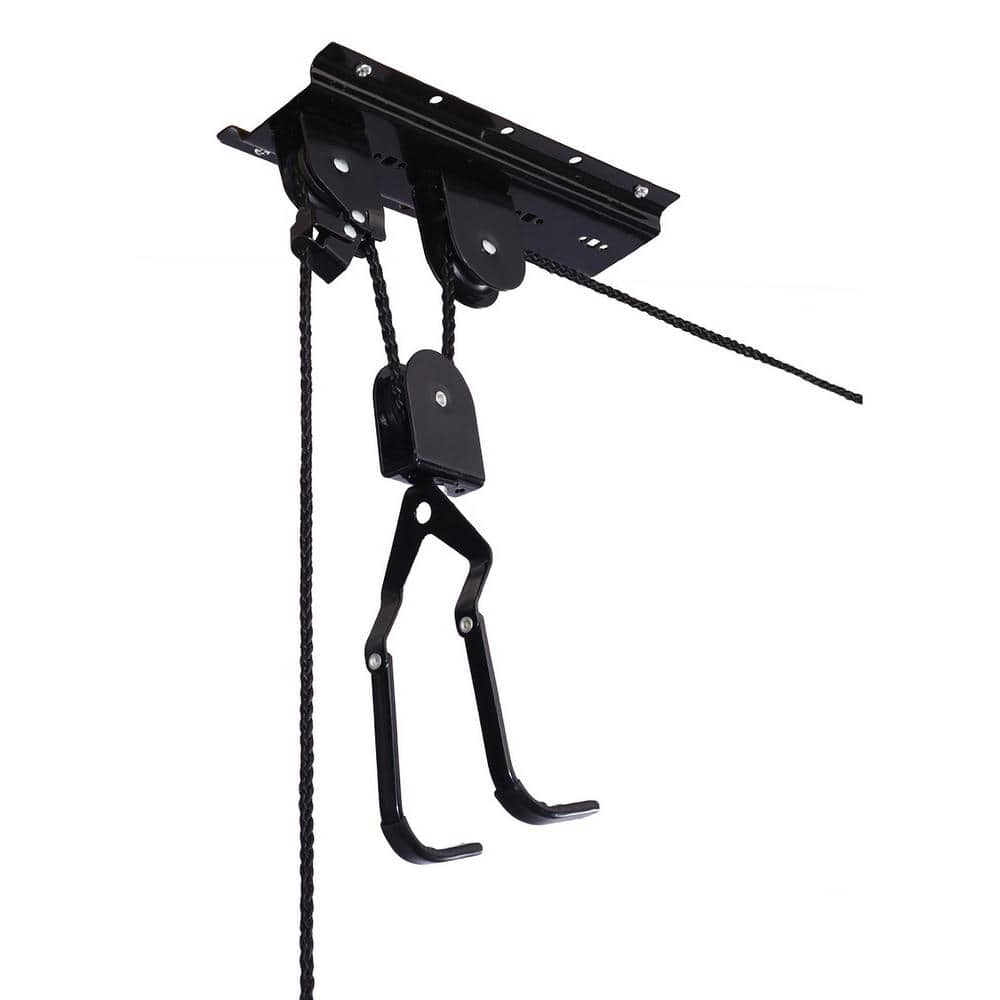 RAD Cycle Black 1-Bike Ceiling Mount Garage Bike Rack