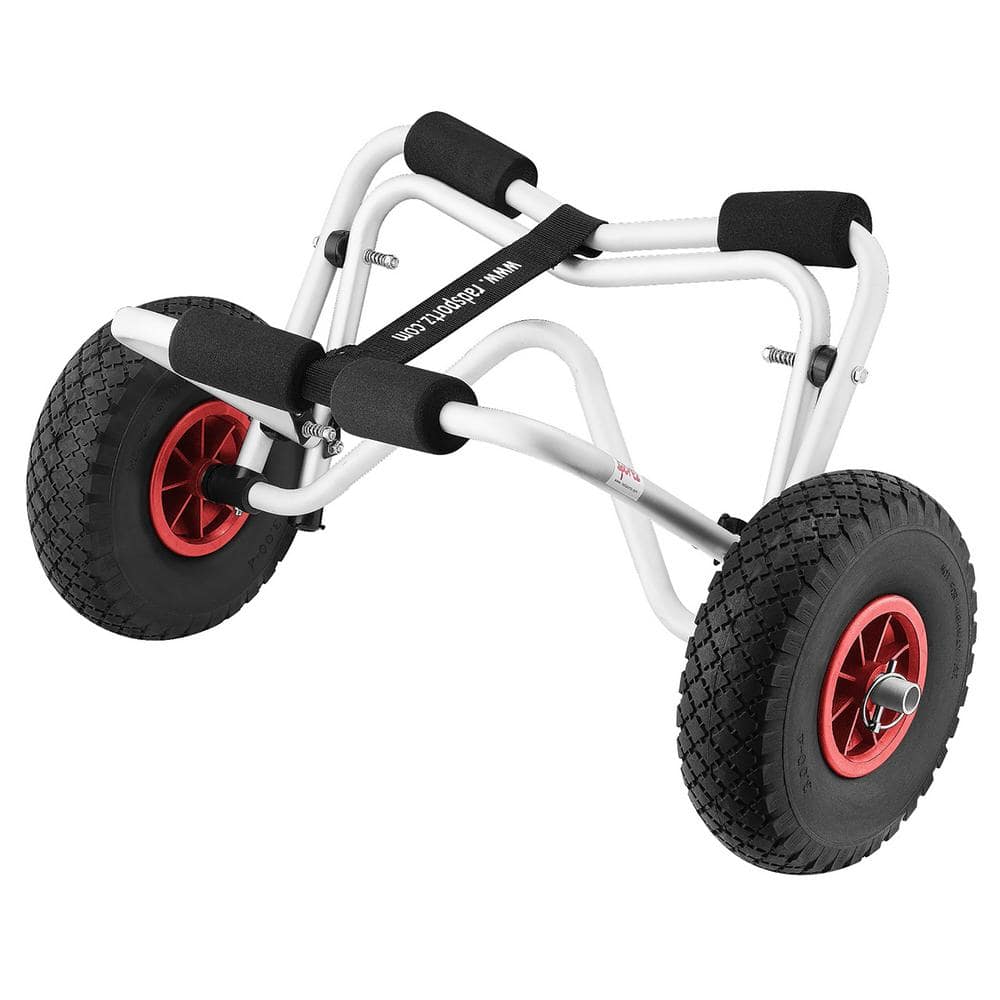 RAD Sportz 150 lb. Premium Aluminum Kayak Cart with Airless Polyurethane Plastic Wheels