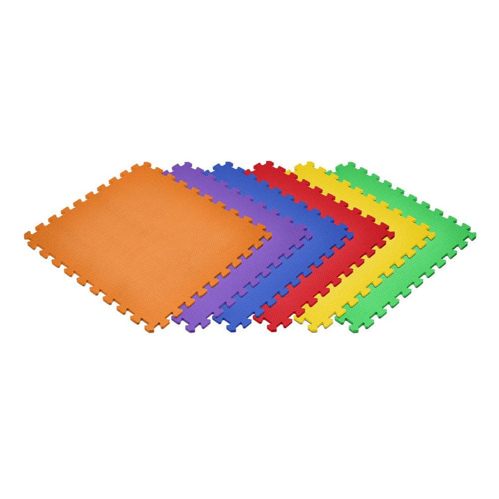 Norsk Rainbow 24 in. x 24 in. EVA Foam Non-Toxic Solid Color Interlocking Tiles (192 sq. ft., 48 Tiles)