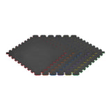 Norsk Rainbow Pack/Black 24 in. x 24 in. EVA Foam Truly Reversible Interlocking Tile (30-Tile)