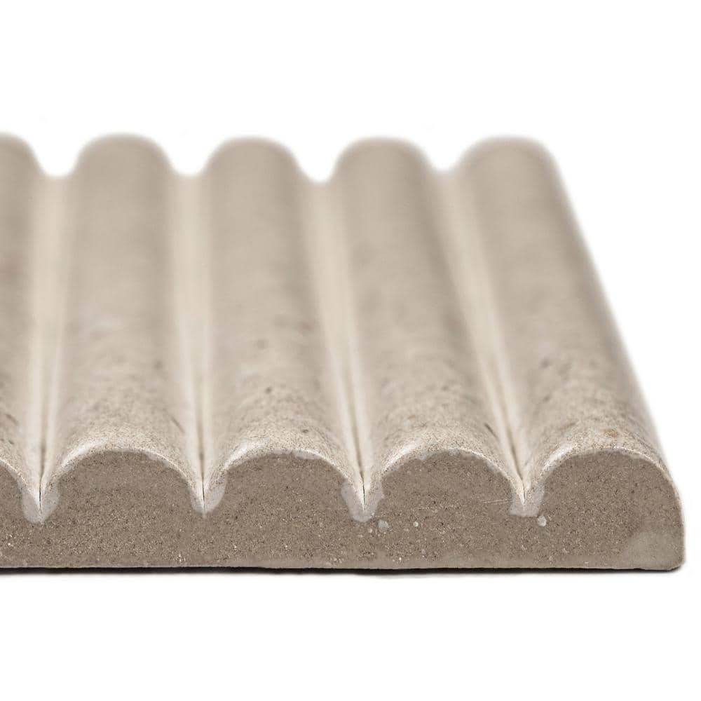 MSI Ramblas Stroget 4.5 in. x 9 in. Matte Porcelain Fluted Subway Wall Tile (7.5 sq. ft./Case)