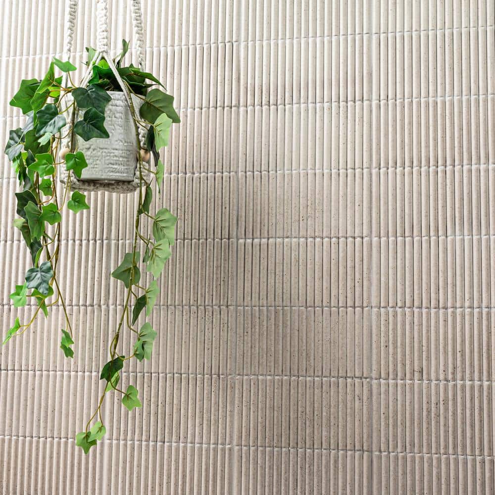 MSI Ramblas Stroget 4.5 in. x 9 in. Matte Porcelain Fluted Subway Wall Tile (7.5 sq. ft./Case)