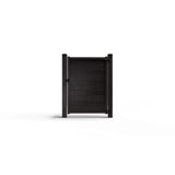 Natures Composites Composite Modern Horizontal Semi-Privacy ( 6 ft. H x 4 ft. W) Raven (Black) Full Size Fence Gate