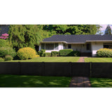 Natures Composites Composite Modern Horizontal Privacy Perimeter Fence (3.5 ft. H x 6 ft. W) Raven