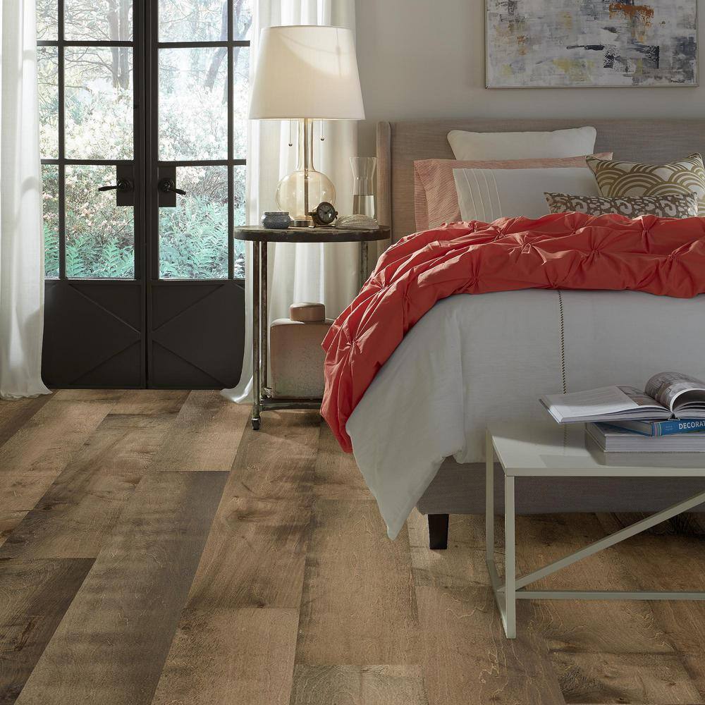 Shaw Major Event Raven Rock Maple 1/2 in. T X 9.2 in. W Tongue and Groove Engineered Hardwood Flooring (25.97 sq.ft./case)