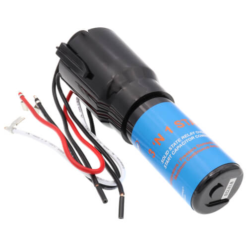 Supco RCO210 capacitor - side view (Type: Relay; Voltage: 115V)