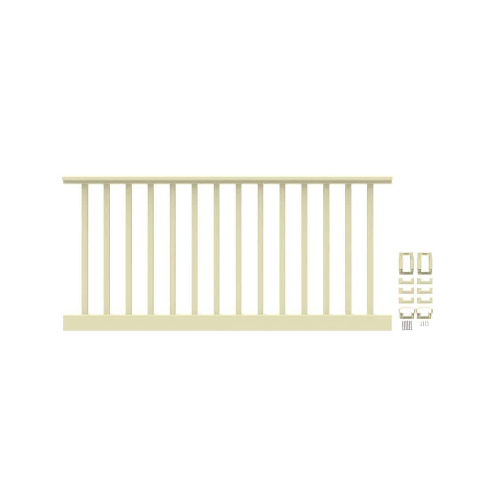 RDI 6 ft. x 36 in. H 1-1/4 in. Square Balusters Level Rail Kit in Dune