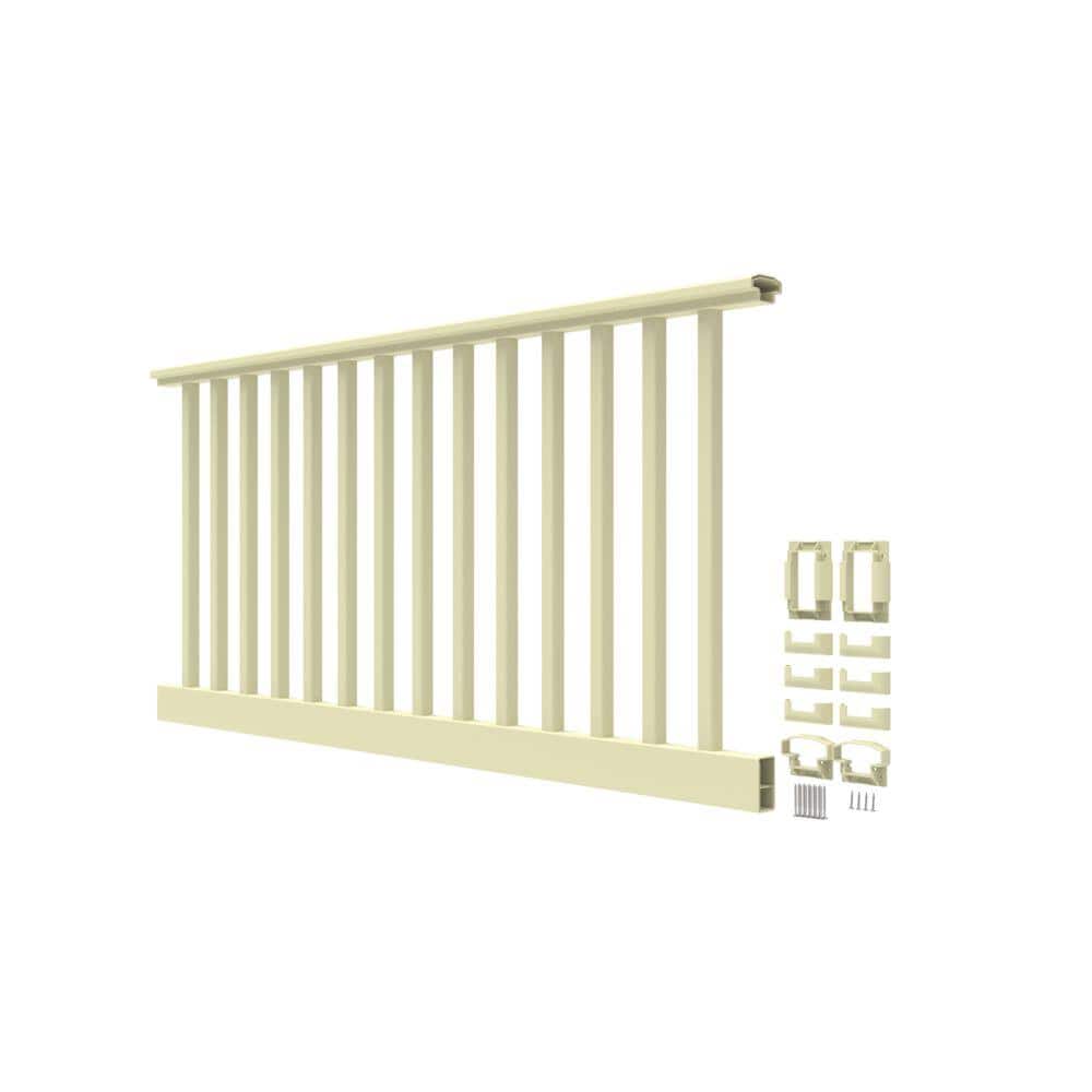 RDI 6 ft. x 36 in. H 1-1/4 in. Square Balusters Level Rail Kit in Dune