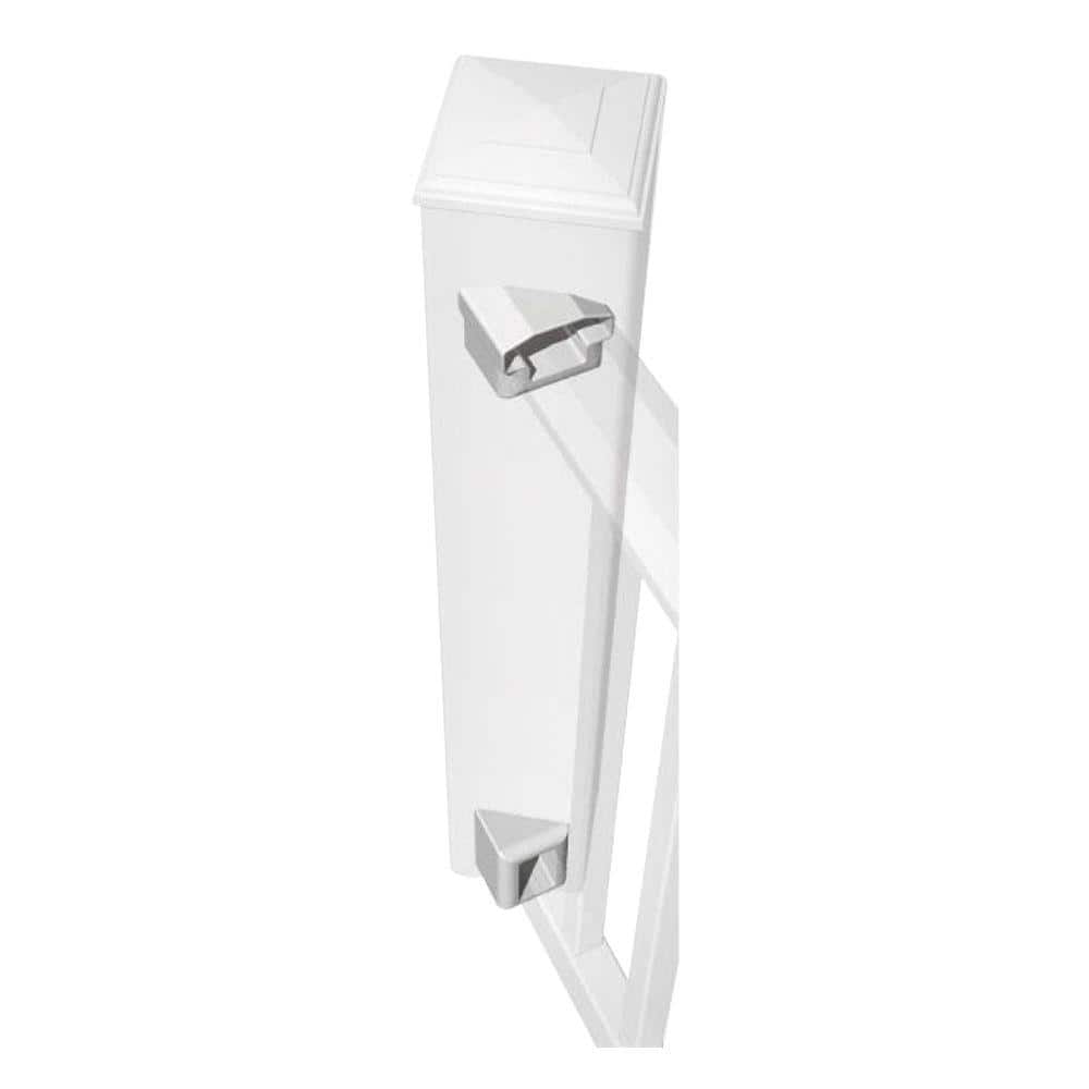 RDI Original Rail Stainless Steel White 0-Degree to 44-Degree Level Mounting Bracket Kit (1-Pair)
