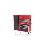 Milwaukee Tool Storage 27 in. W x 22.1 in. D, 63 in. H 4-Shelf Locker with Power Strip