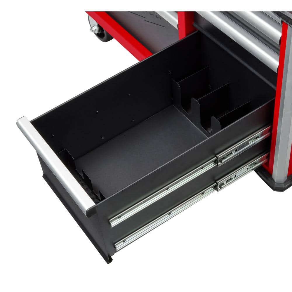 Milwaukee 41 in. Heavy-Duty Red Tool Chest Combo, 18-Drawer, 22.1 in. D