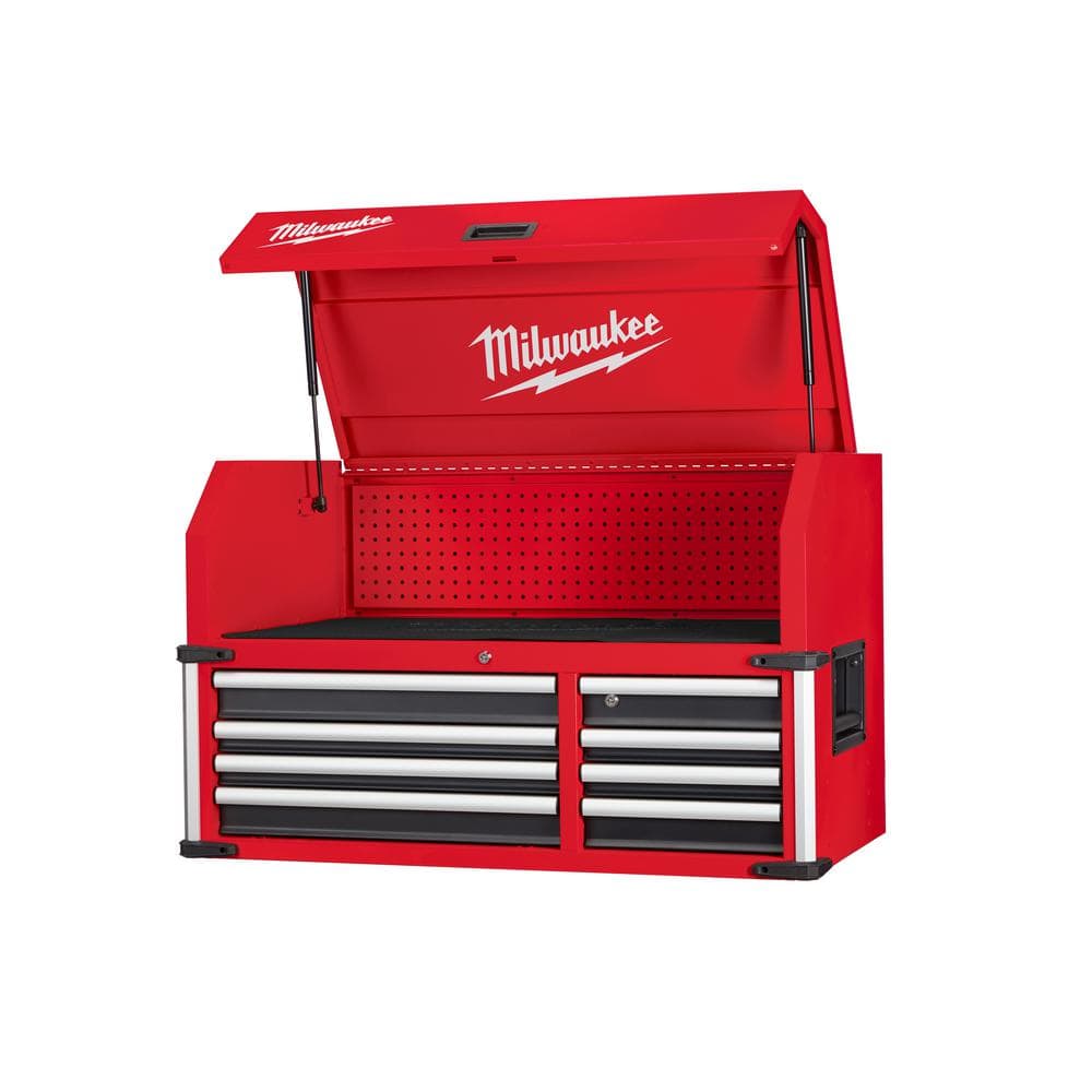 Milwaukee 41 in. Heavy-Duty Red Tool Chest Combo, 18-Drawer, 22.1 in. D