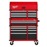 Milwaukee 41 in. Heavy-Duty Red Tool Chest Combo, 18-Drawer, 22.1 in. D