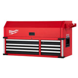 Milwaukee High Capacity 46 in. W x 22.1 in. D 8-Drawer Top Tool Chest, Red/Black