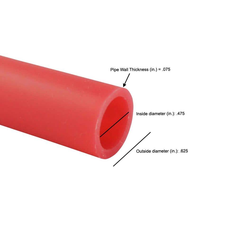 Apollo 1/2 in. x 100 ft. Red PEX-A Expansion Pipe