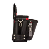Milwaukee 15-Pocket Electrician’s Tool Holder with Quick-Adjust Belt + FASTBACK Compact Utility Knife