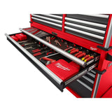 Milwaukee High-Capacity 56 in. 10-Drawer Roller Cabinet Tool Chest, Red/Black, 22 in. Deep