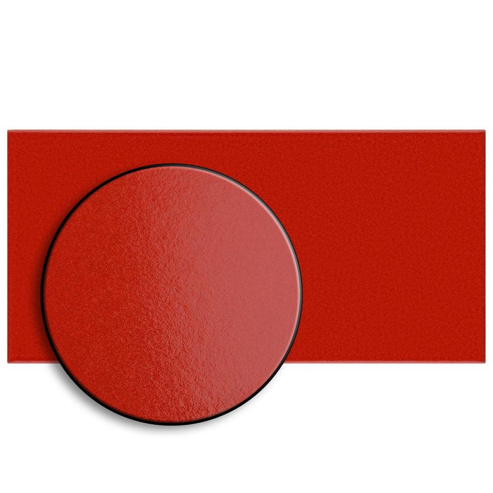 Merola Tile Projectos Bold Red 3-7/8 in. x 7-3/4 in. Matte Ceramic Subway Floor and Wall Tile (11.0 sq. ft. / Case)