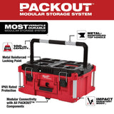 Milwaukee PACKOUT 22 in. Modular Tool Box Storage System, 3-Piece, 22 x 20 x 33.13 in