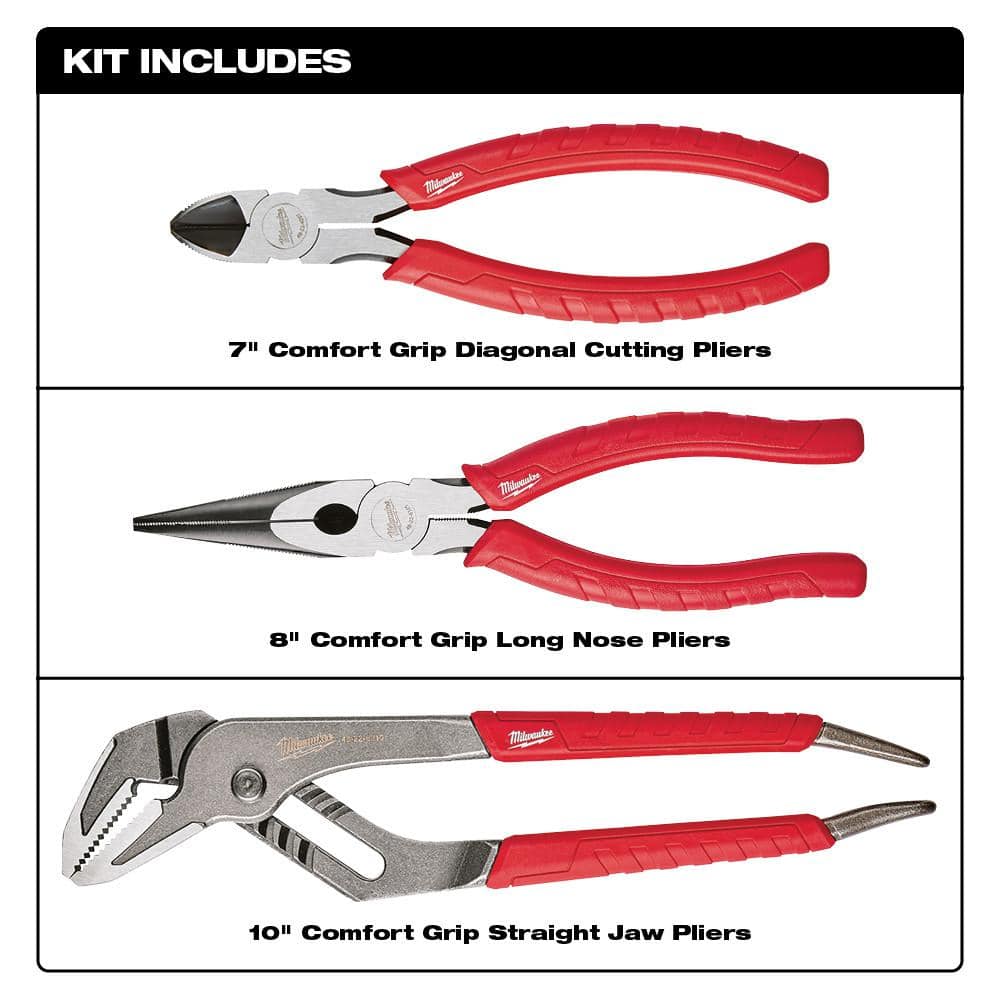 Milwaukee PACKOUT Tote & Hand Tool Set, 10-Piece – 15 in. Modular Tool Bag
