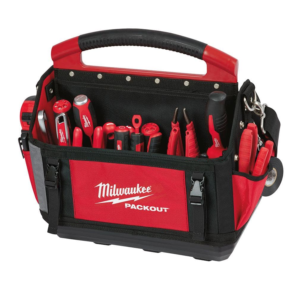 Milwaukee 15 in. PACKOUT Tote with Screwdriver Set (8-Piece)