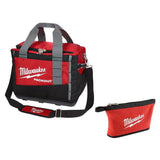 Milwaukee 15 in. PACKOUT Tool Duffle Bag with Red Zipper Pouch (Model 48-22-8321 + 48-22-8180)