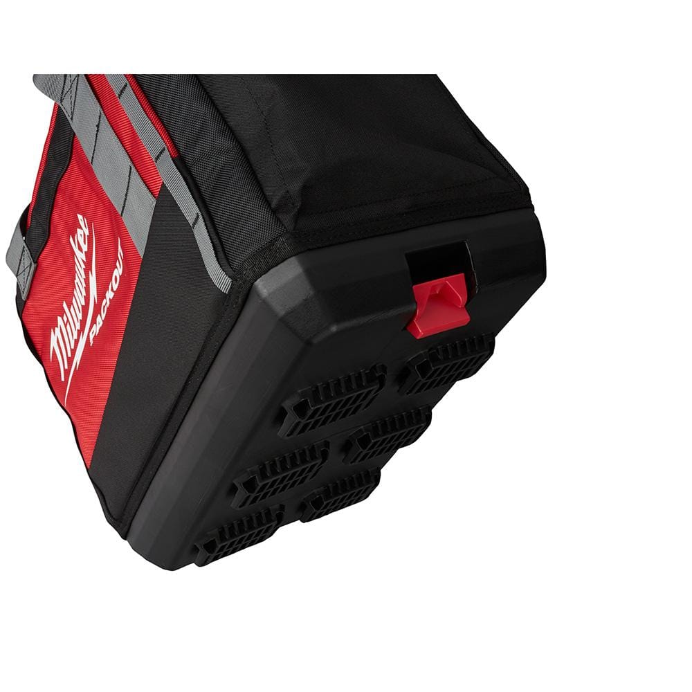 Milwaukee 15 in. PACKOUT Tool Bag/Tote with Zipper Tool Bags, Red (3-Pack)