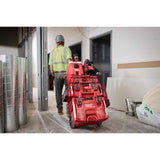 Milwaukee PACKOUT 25 Oz. Red Plastic Bottle with Chug Lid