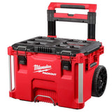 Milwaukee PACKOUT 22.1 in. Rolling Tool Box, Black/Red