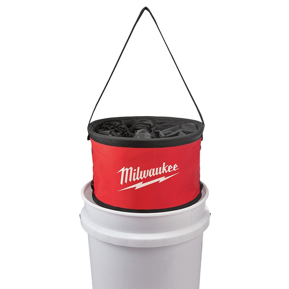 Milwaukee 12 in. Parachute Organizer Tool Bag with 6 Internal Pockets, 508 cu. in. Capacity