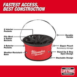 Milwaukee 12 in. Parachute Organizer Tool Bag with 6 Internal Pockets, 508 cu. in. Capacity