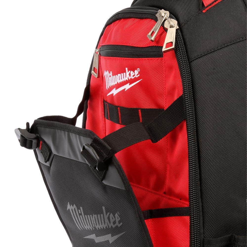 Milwaukee 10 in. Jobsite Tool Backpack with 1000-Volt Insulated Screwdriver Set and Pouch (4-Piece)