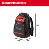 Milwaukee 10 in. Jobsite Tool Backpack with 7-Pocket Compact Utility Pouch, 1680D, 20 in H