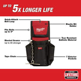 Milwaukee 10 in. Jobsite Tool Backpack with 7-Pocket Compact Utility Pouch, 1680D, 20 in H