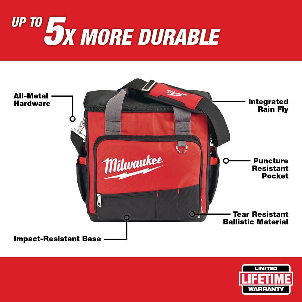 Milwaukee 17 in. Jobsite Tech Tool Bag (Model 48-22-8210)