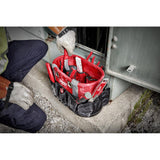 Milwaukee 10.4 in. Underground Oval Tool Bag, 24 Pockets, 1680D Ballistic Nylon
