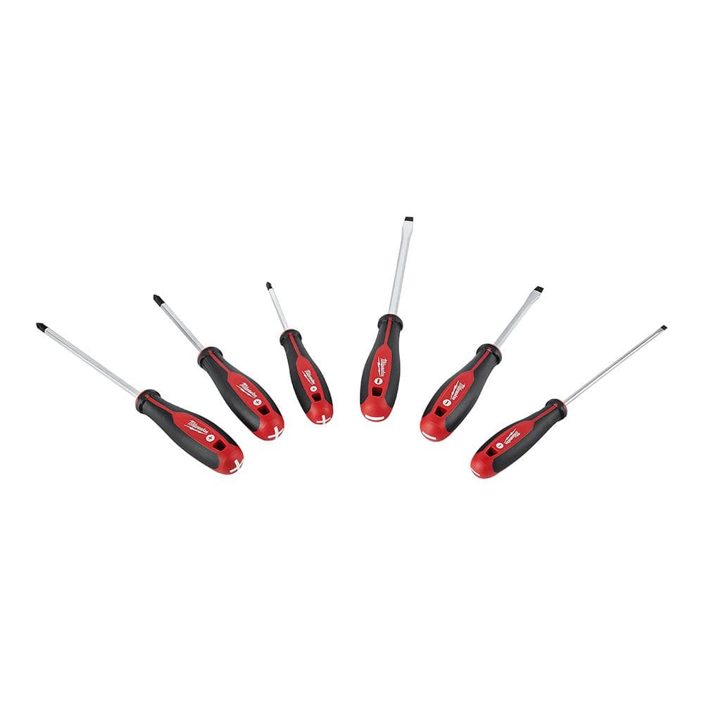 Milwaukee Adjustable Electricians Work Waist Tool Belt with 6-Piece Screwdriver Set, 29 Pockets, 1680D Nylon