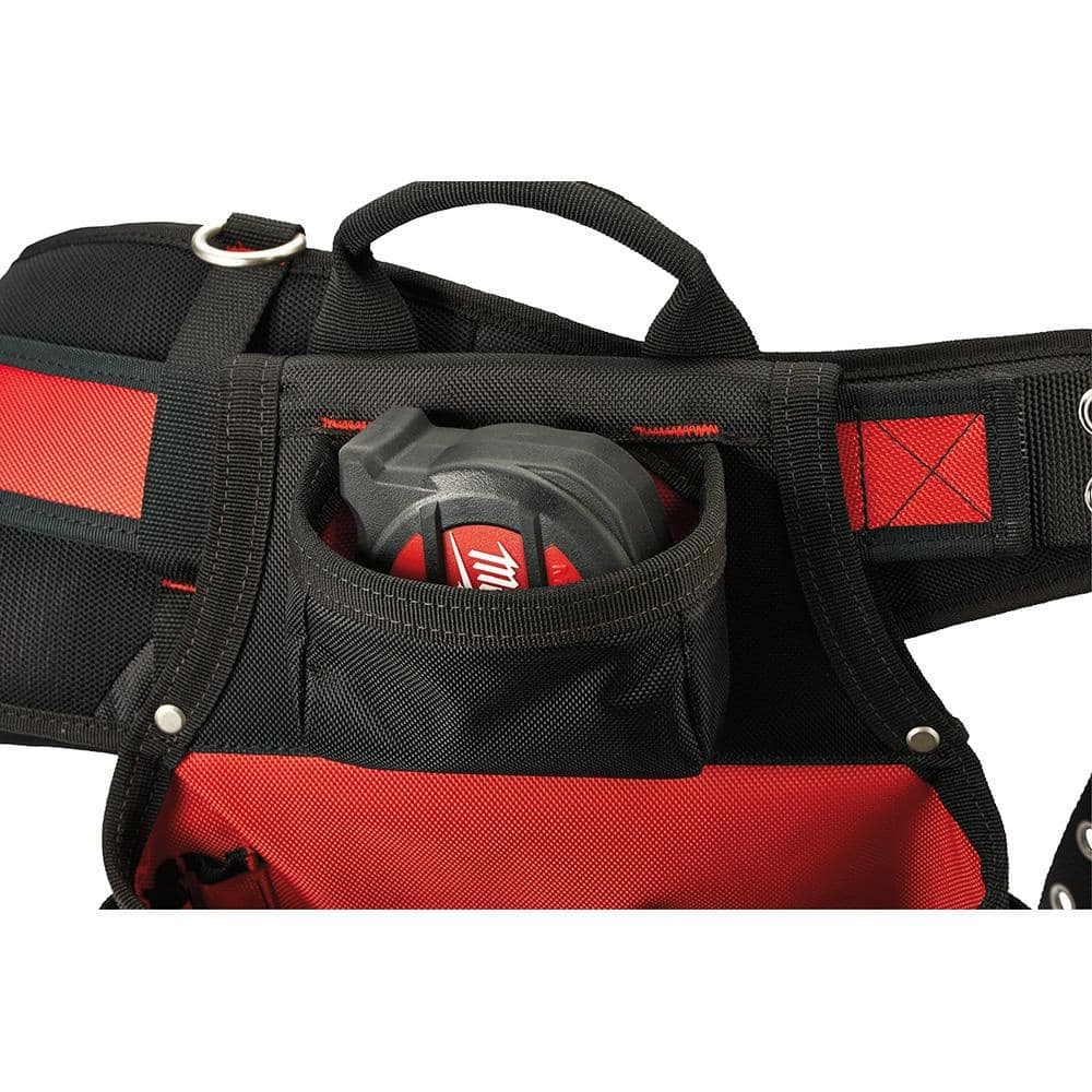 Milwaukee General Contractor Work Waist Tool Belt with Suspension Rig, 24 Pockets, 30–53 in. Waist (48-22-8120)